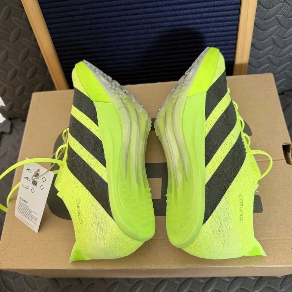 Adidas Adizero Prime SP 3 Strung Spikes Men Size 8 / Women Size 9 Lucid Green